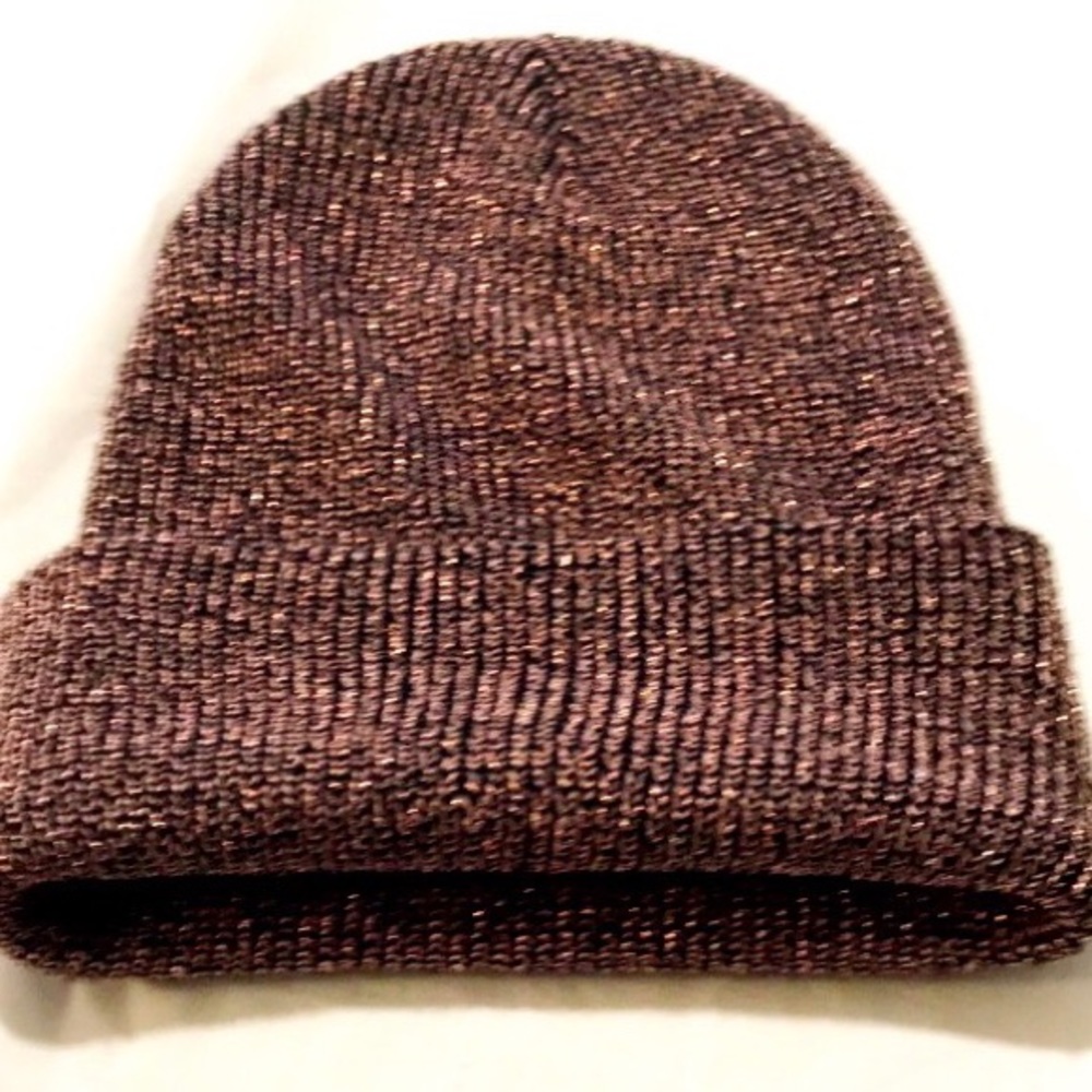 Pink Metallic Beenie